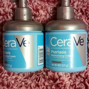 CeraVe (2) Psoriasis Cream & (1) Hydrating Soap Bar